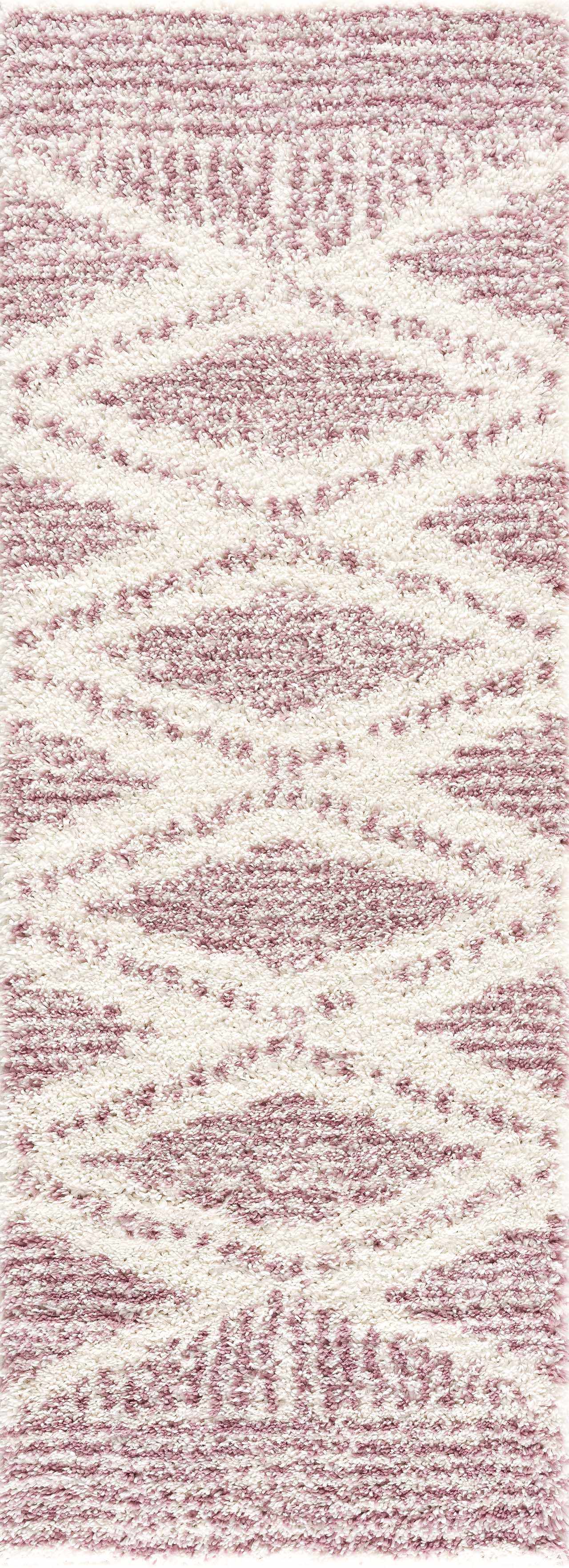Trunding Plush Area Rug in Pink